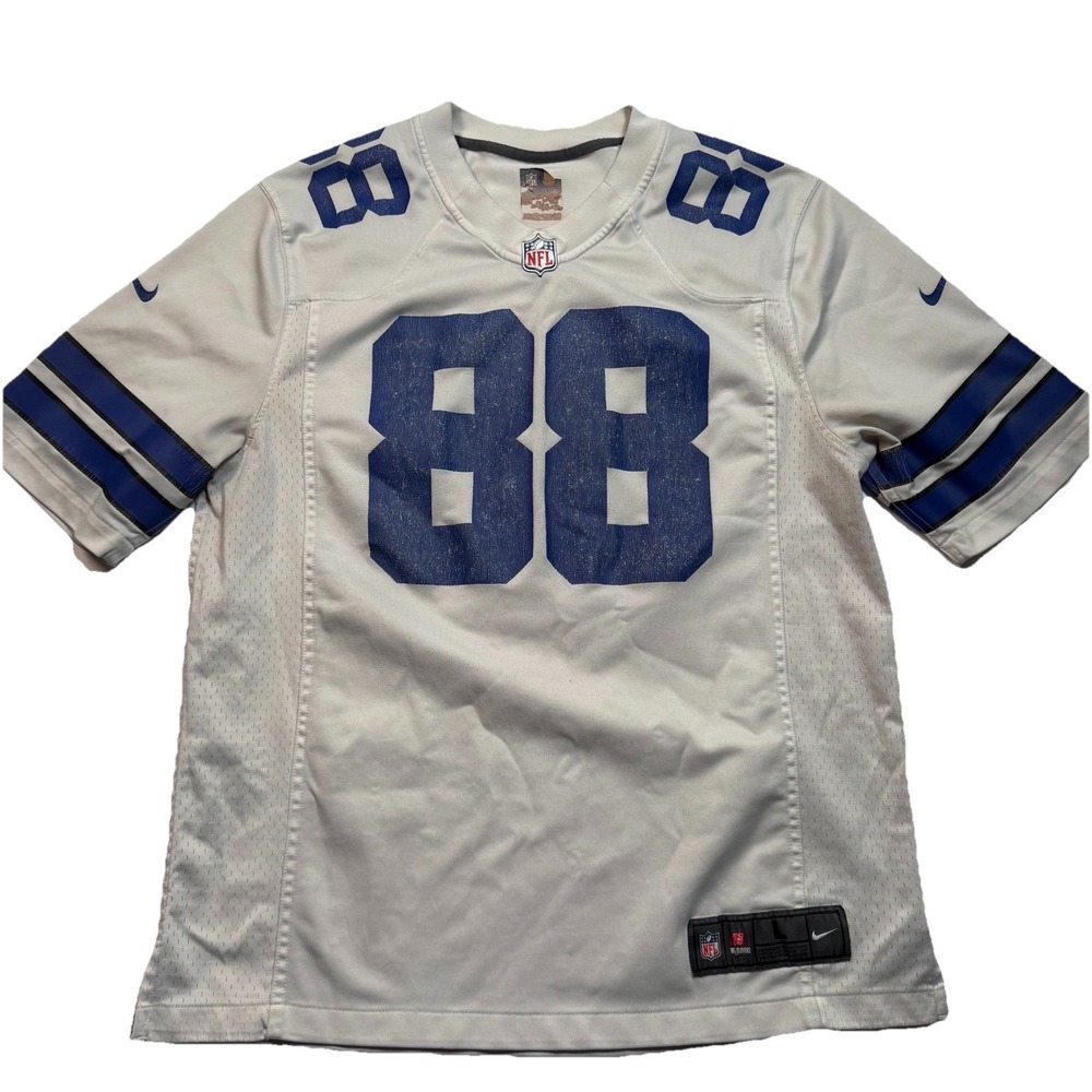 Authentic Distressed Dallas Cowboys Dez Bryant Jersey Vintage Wear Natural Fade